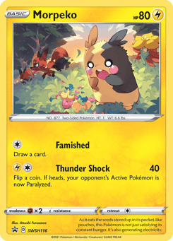 Morpeko SWSH116 SWSH Black Star Promos