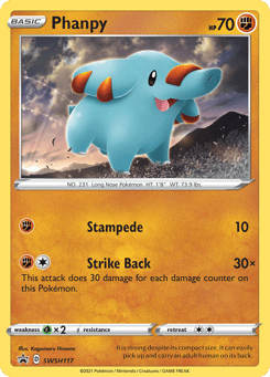 Phanpy SWSH117 SWSH Black Star Promos