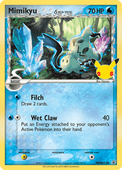Mimikyu δ SWSH136 SWSH Black Star Promos