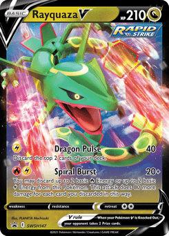 Rayquaza V SWSH147 SWSH Black Star Promos