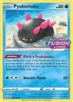 Pyukumuku SWSH169 SWSH Black Star Promos