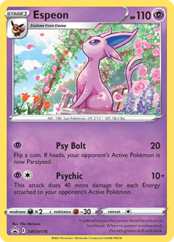 Espeon SWSH174 SWSH Black Star Promos