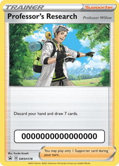 Professor's Research SWSH178 SWSH Black Star Promos