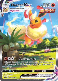 Flareon VMAX SWSH180 SWSH Black Star Promos