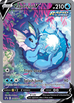 Vaporeon V SWSH181 SWSH Black Star Promos