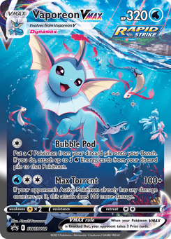 Vaporeon VMAX SWSH182 SWSH Black Star Promos