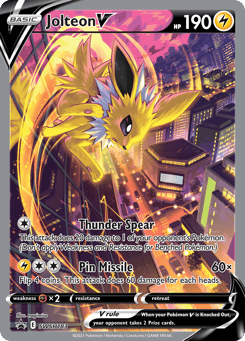 Jolteon V SWSH183 SWSH Black Star Promos