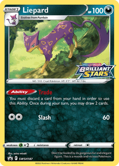 Liepard SWSH187 SWSH Black Star Promos