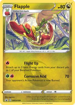 Flapple SWSH189 SWSH Black Star Promos