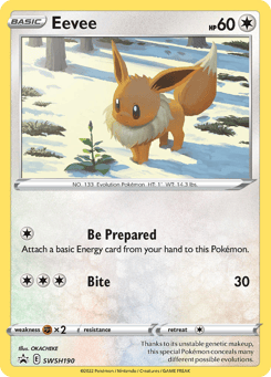 Eevee SWSH190 SWSH Black Star Promos