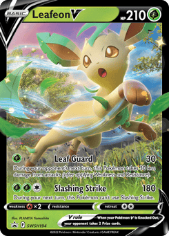 Leafeon V SWSH194 SWSH Black Star Promos