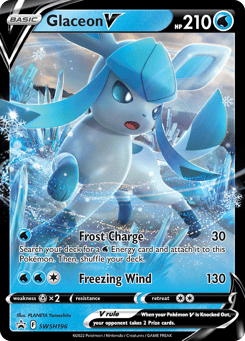 Glaceon V SWSH196 SWSH Black Star Promos