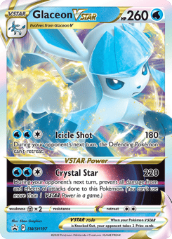 Glaceon VSTAR SWSH197 SWSH Black Star Promos