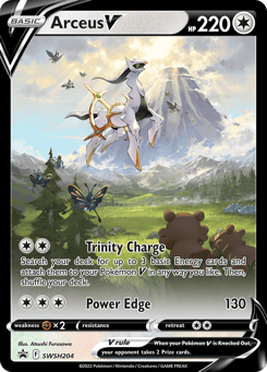 Arceus V SWSH204 SWSH Black Star Promos