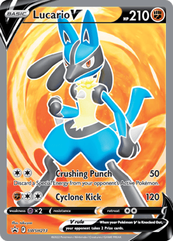 Lucario V SWSH213 SWSH Black Star Promos