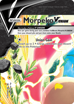 Morpeko V-UNION SWSH215 SWSH Black Star Promos