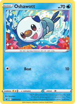 Oshawott SWSH222 SWSH Black Star Promos