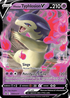Hisuian Typhlosion V SWSH237 SWSH Black Star Promos