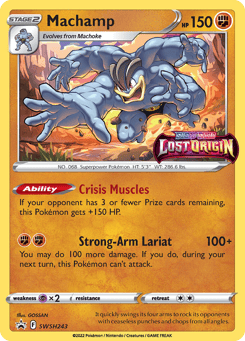 Machamp SWSH243 SWSH Black Star Promos