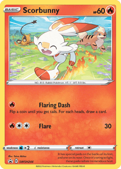 Scorbunny SWSH244 SWSH Black Star Promos