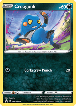 Croagunk SWSH245 SWSH Black Star Promos