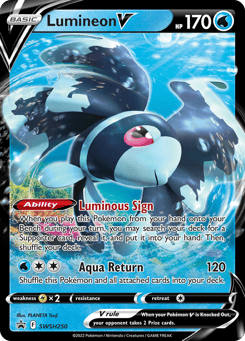 Lumineon V SWSH250 SWSH Black Star Promos