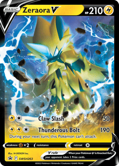 Zeraora V SWSH263 SWSH Black Star Promos