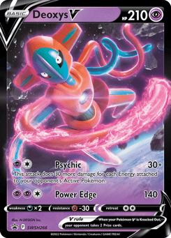 Deoxys V SWSH266 SWSH Black Star Promos