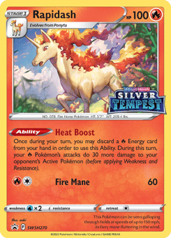 Rapidash SWSH270 SWSH Black Star Promos