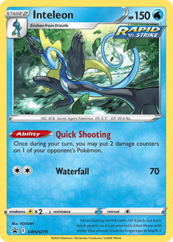 Inteleon SWSH279 SWSH Black Star Promos
