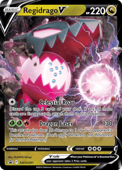 Regidrago V SWSH281 SWSH Black Star Promos