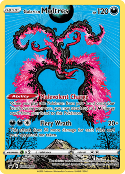 Galarian Moltres SWSH284 SWSH Black Star Promos