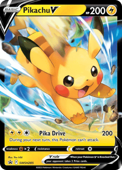 Pikachu V SWSH285 SWSH Black Star Promos