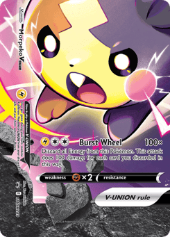 Morpeko V-UNION SWSH289 SWSH Black Star Promos