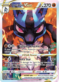 Lucario VSTAR SWSH291 SWSH Black Star Promos