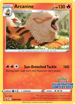 Arcanine SWSH304 SWSH Black Star Promos