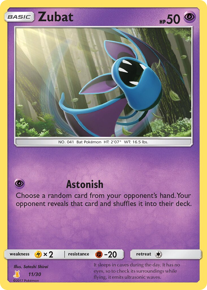 Zubat 11/30 SM Trainer Kit Alolan Raichu