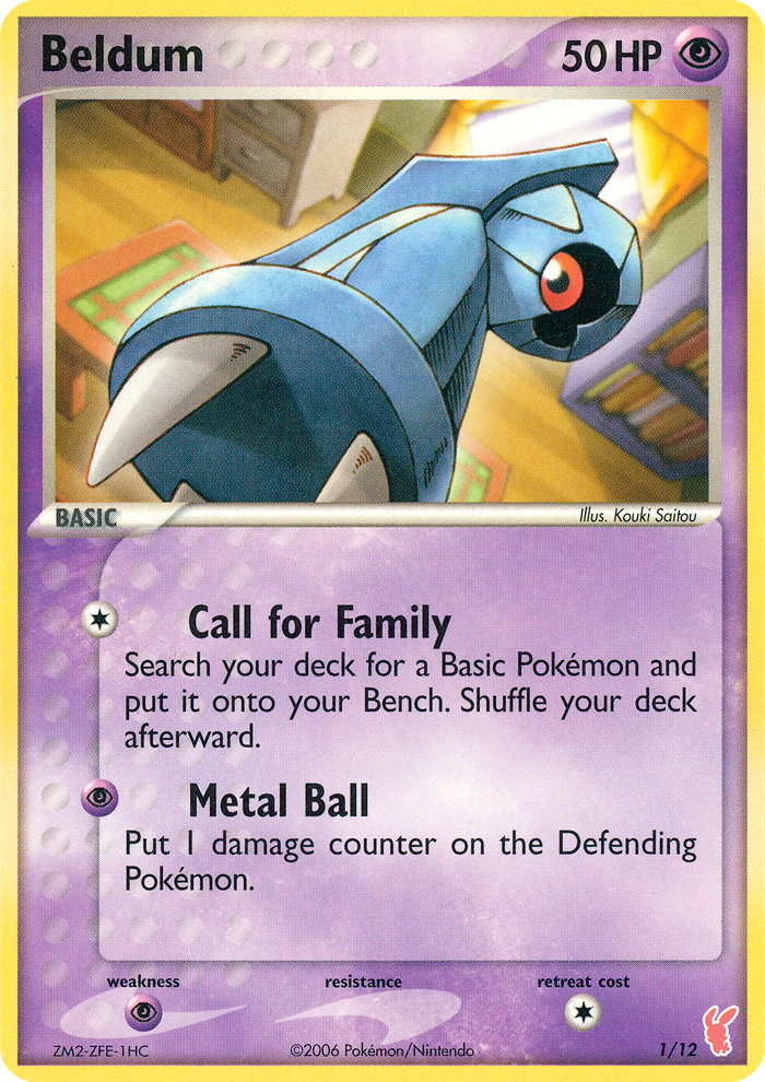 Beldum 1/12 EX Trainer Kit 2 Plusle