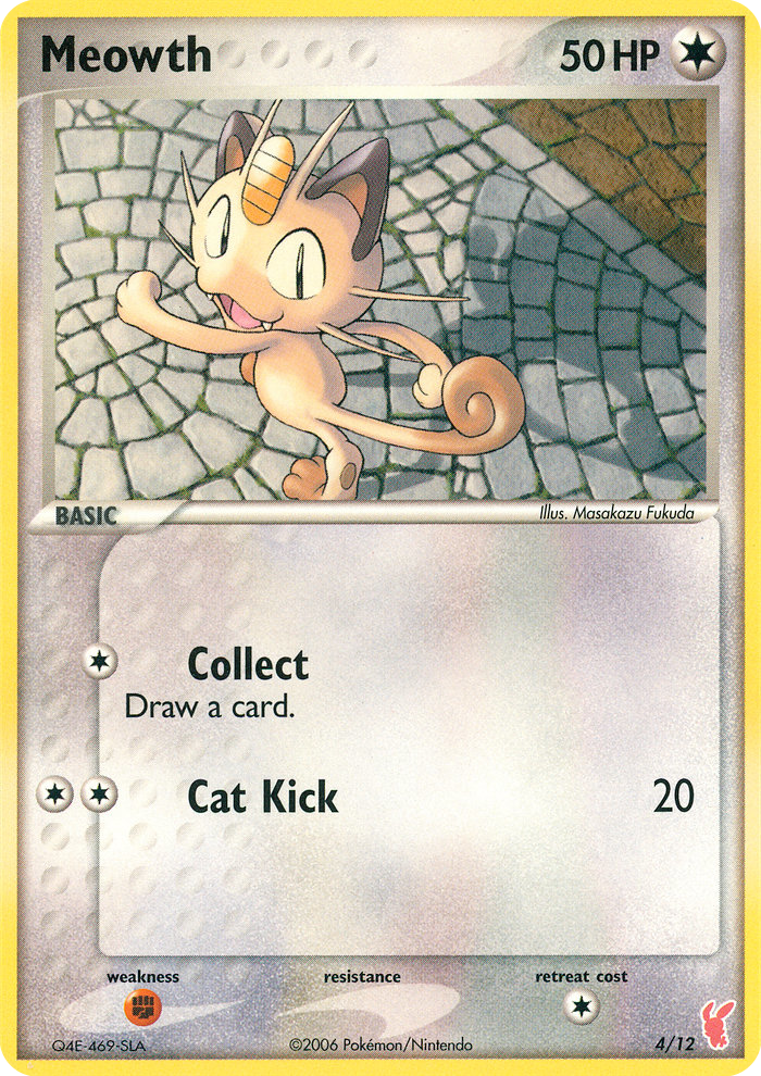 Meowth 4/12 EX Trainer Kit 2 Plusle