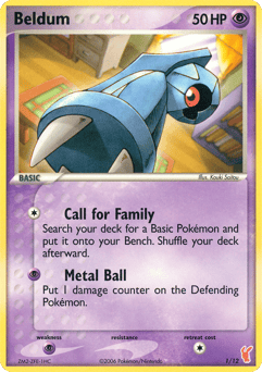 Beldum 1/12 EX Trainer Kit 2 Plusle