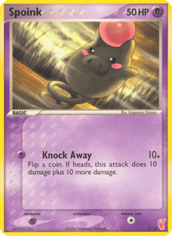 Spoink 7/12 EX Trainer Kit 2 Plusle