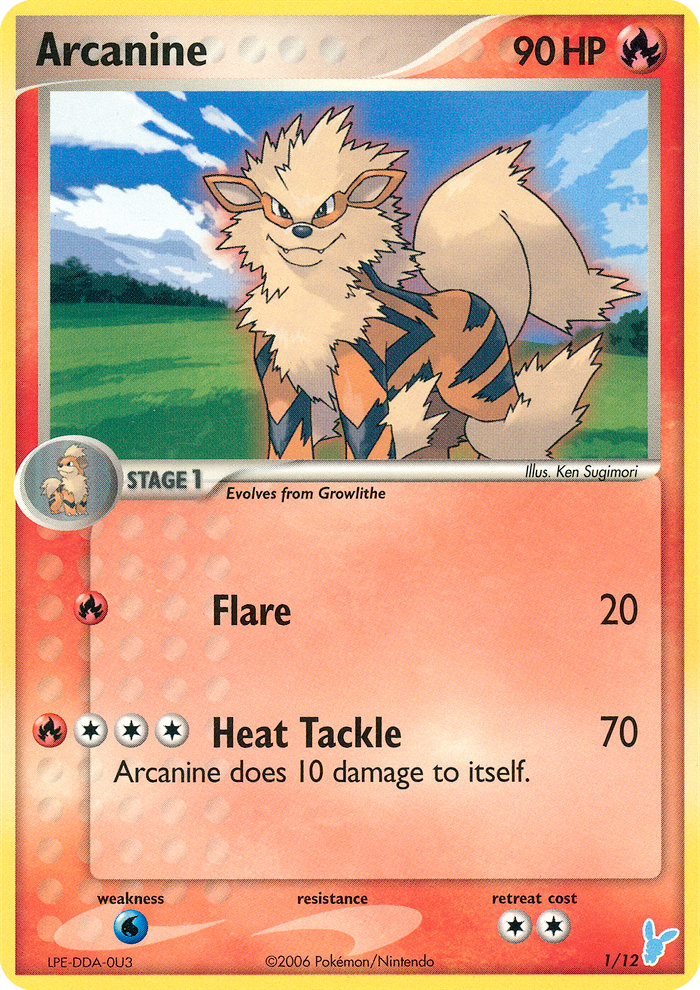 Arcanine 1/12 EX Trainer Kit 2 Minun