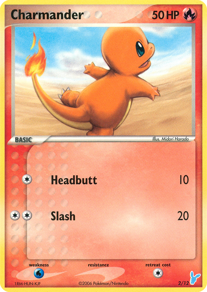 Charmander 2/12 EX Trainer Kit 2 Minun