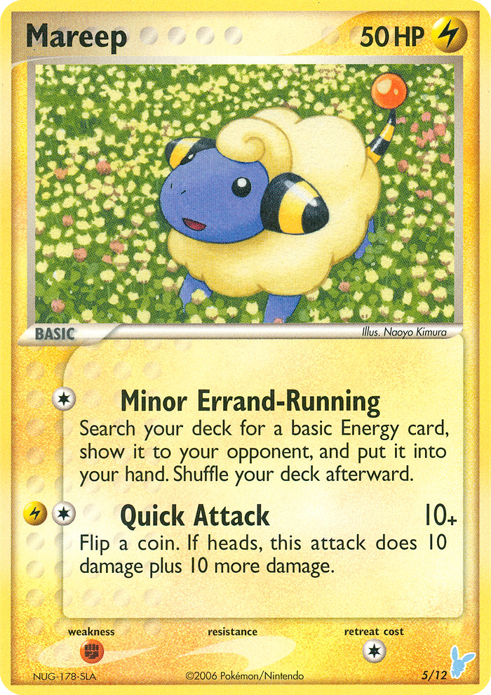 Mareep 5/12 EX Trainer Kit 2 Minun