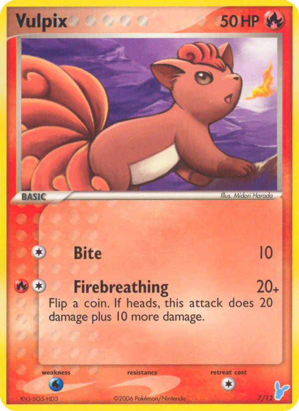 Vulpix 7/12 EX Trainer Kit 2 Minun