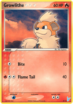 Growlithe 4/12 EX Trainer Kit 2 Minun