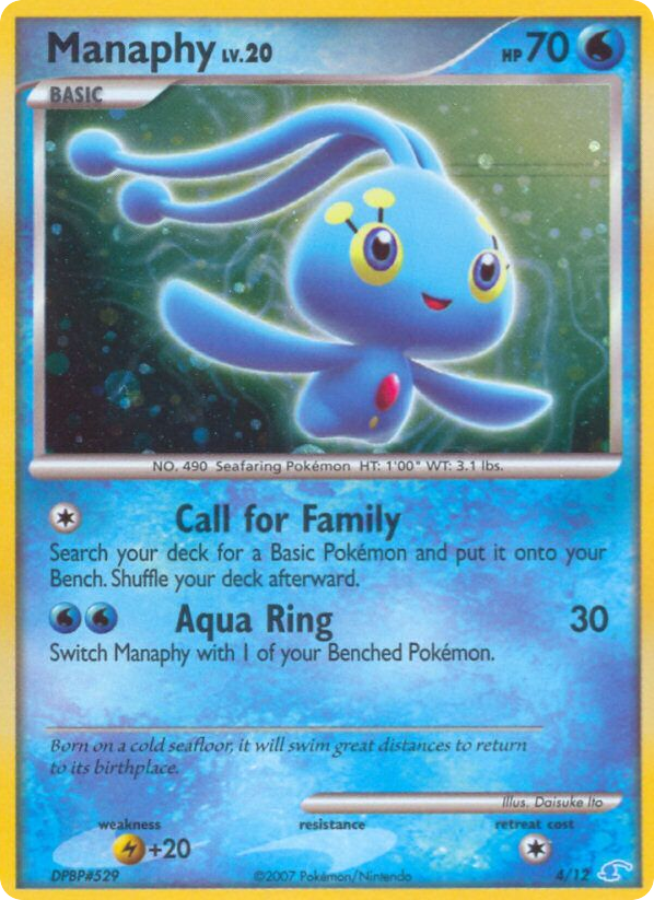 Manaphy 4/12 DP Trainer Kit Manaphy