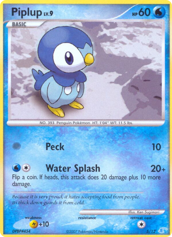 Piplup 5/12 DP Trainer Kit Manaphy