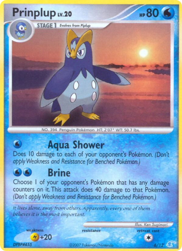 Prinplup 6/12 DP Trainer Kit Manaphy