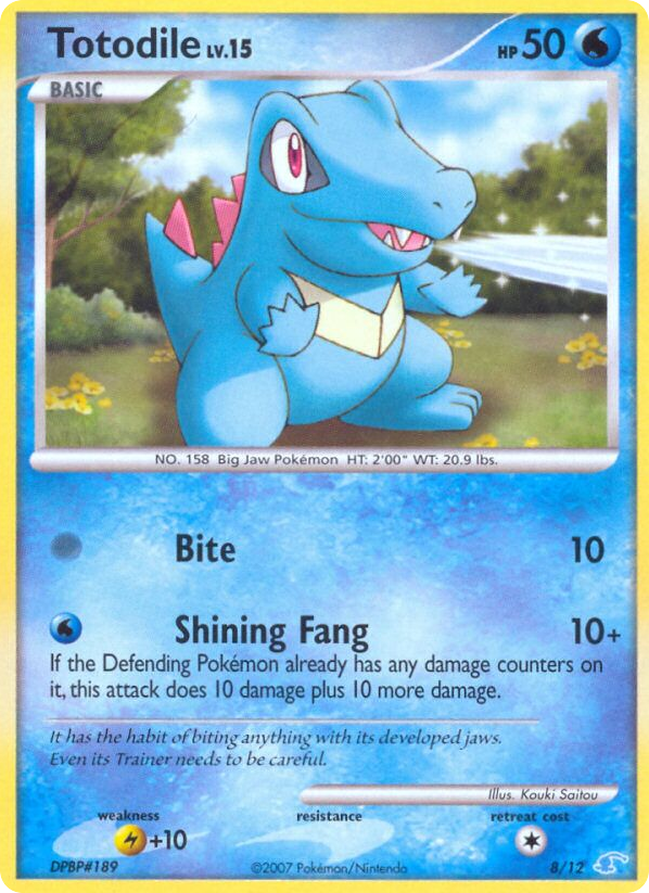 Totodile 8/12 DP Trainer Kit Manaphy